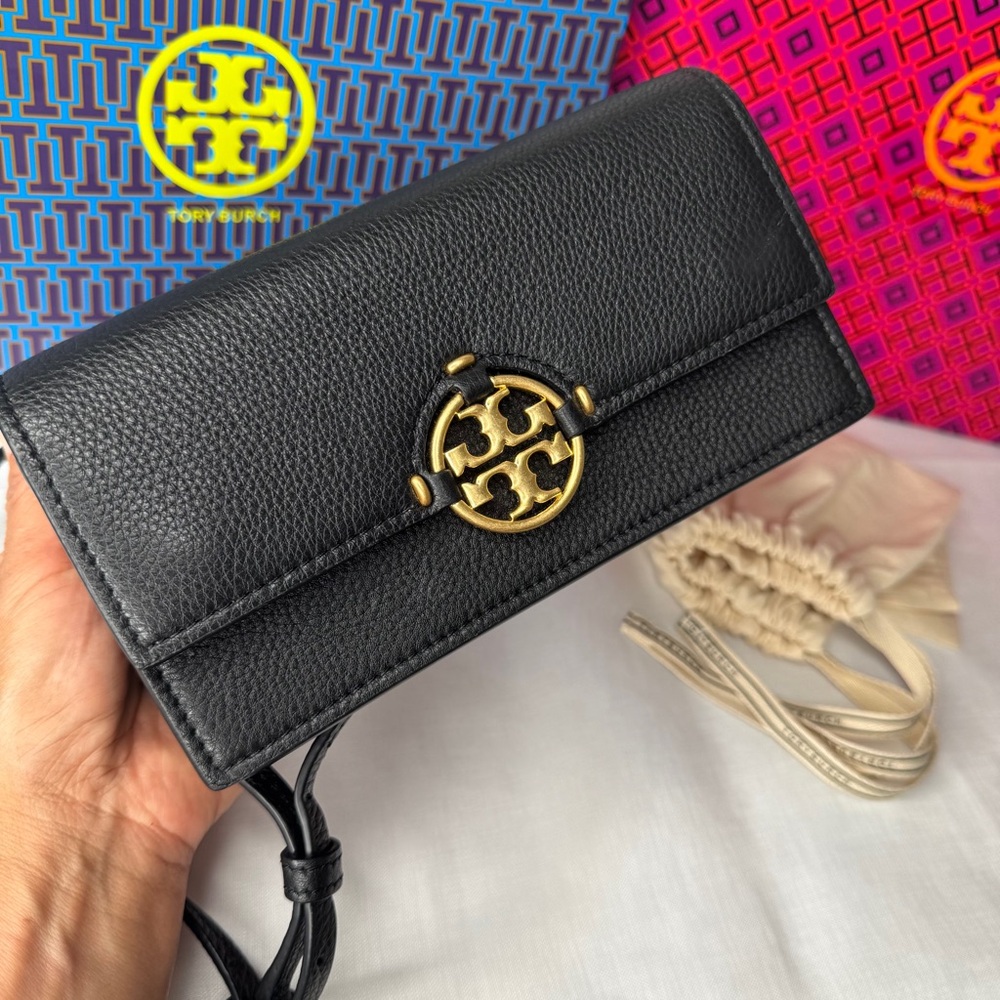TORY BURCH Black Leather Crossbody Bag - Picture 4 of 16
